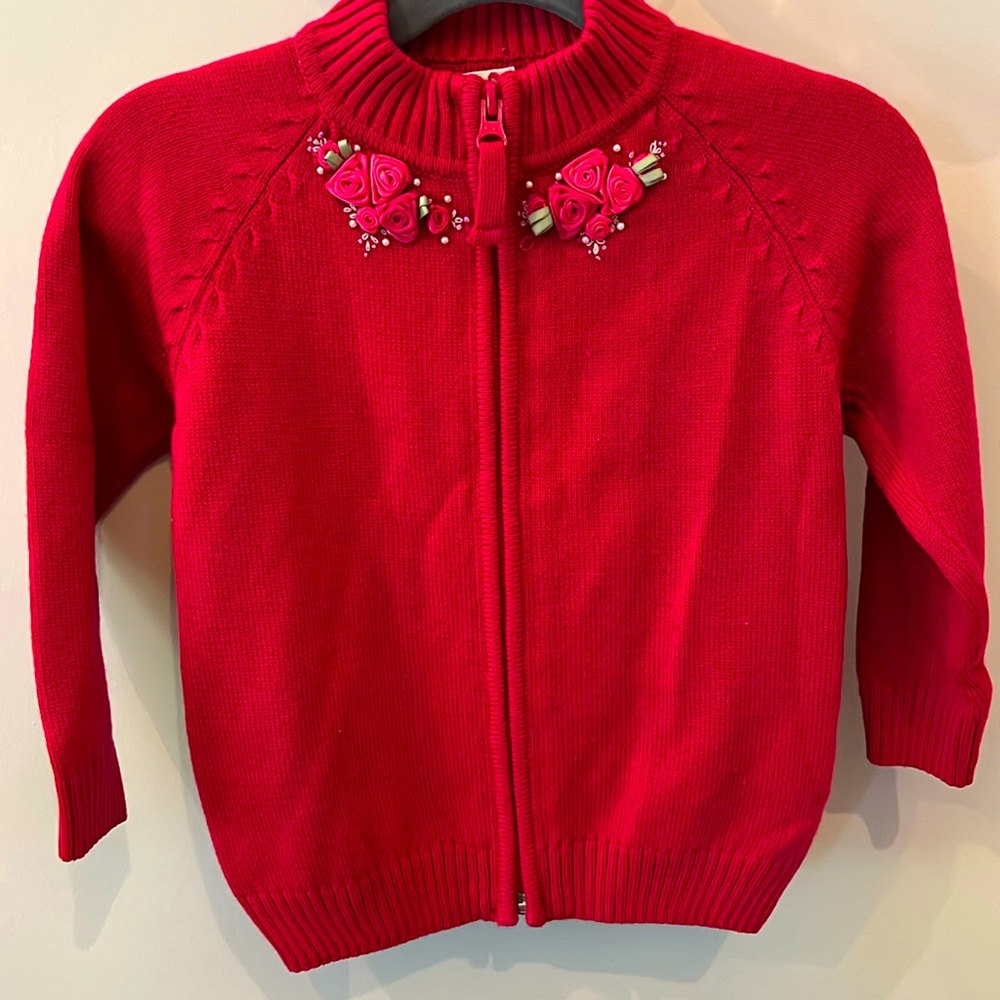 Petals   Toddler Long  Sleeve  Sweater.